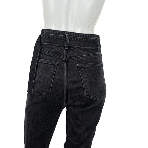 Reformation Women's Kayo High & Skinny Belted Jeans in Erie Black Size 27 - Picture 9 of 10